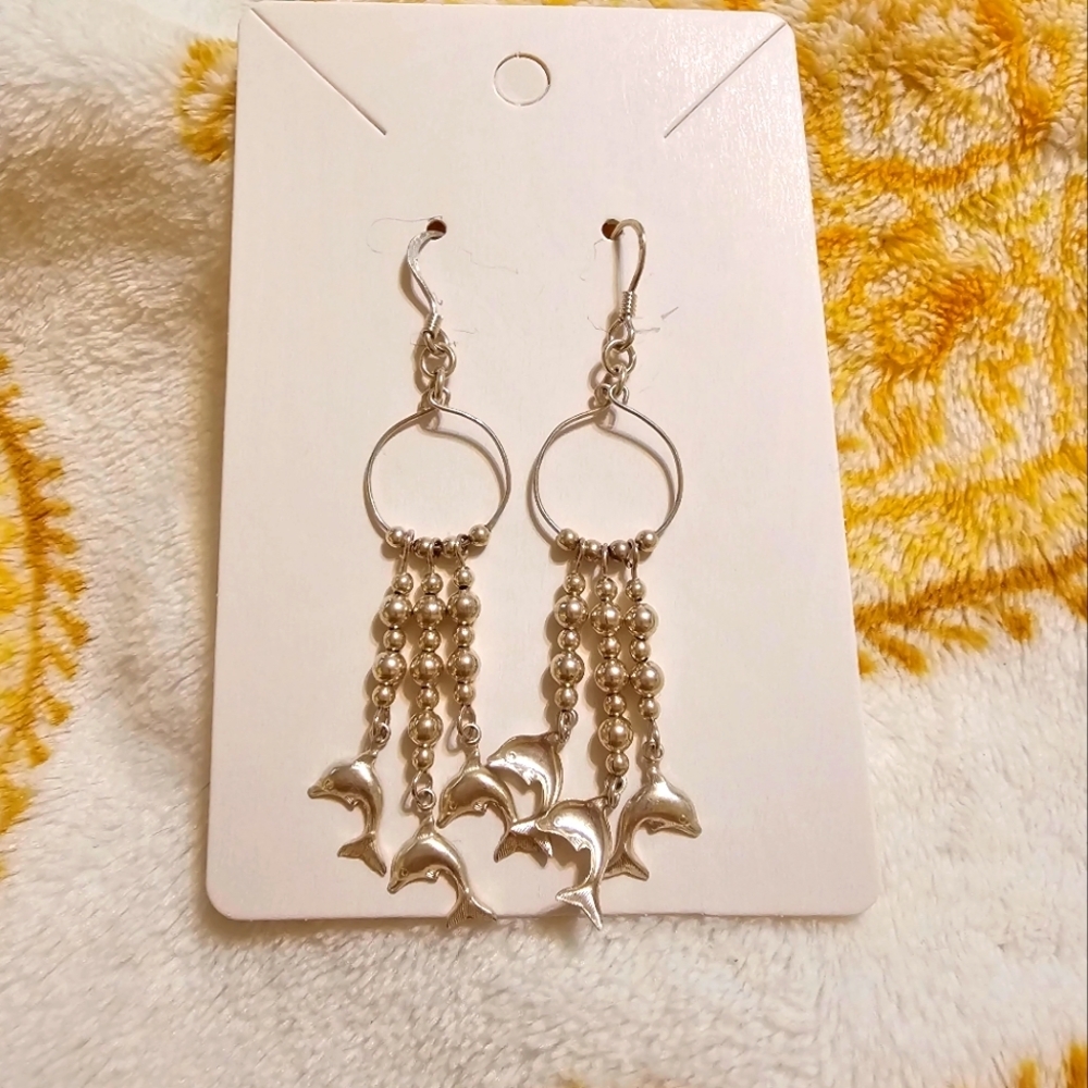 Dolphin earrings